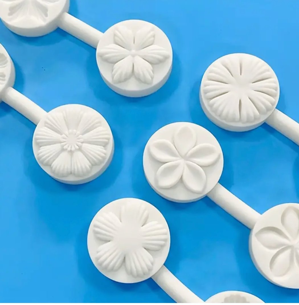 Bakewareind 3D Flower Double sided petal Veiner Cake Fondant Silicone Mould - Bakeware India