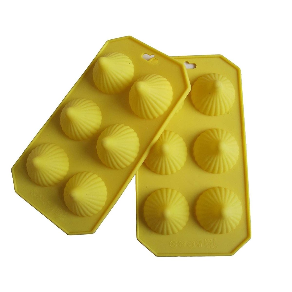 Bakewareind 3D Modak Silicone Chocolate Mould, 8 Cavity - Bakeware India
