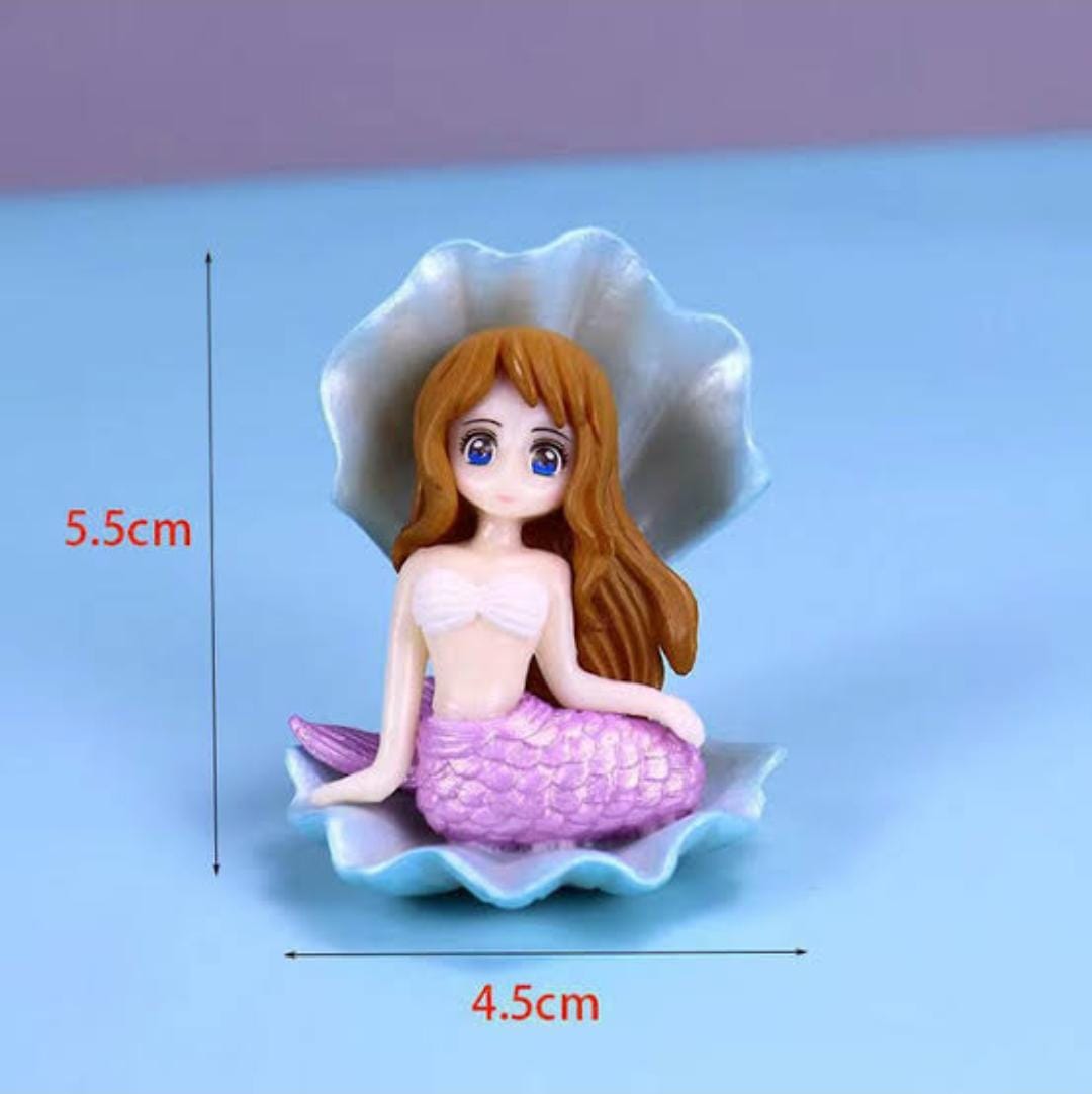 Bakewareind 3D Shell Mermaid Toy Cake Decoration Cake Topper - Bakeware India