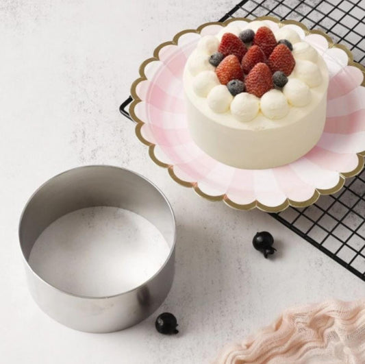 Bakewareind 4 inch Round Cake Ring - Bakeware India