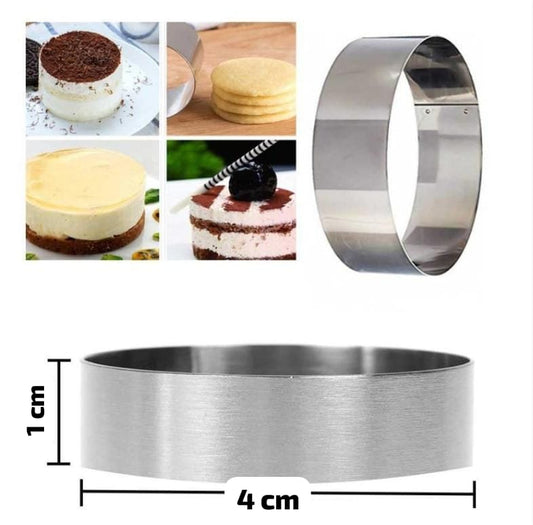Bakewareind 4 inch Round Cake Ring - Bakeware India