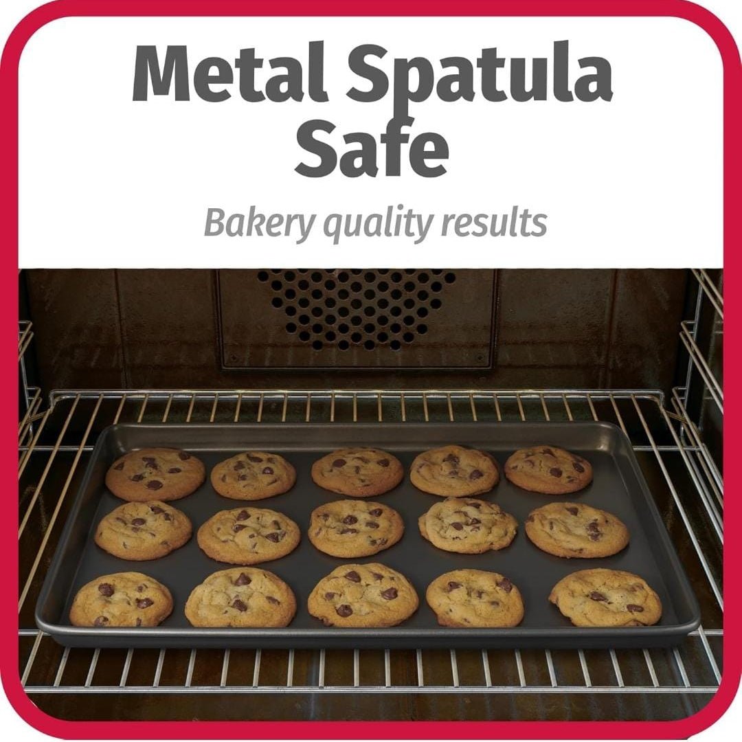 Bakewareind Alloy Steel Oven Baking Tray (Select Sizes) - 1.2inch Height - Bakeware India