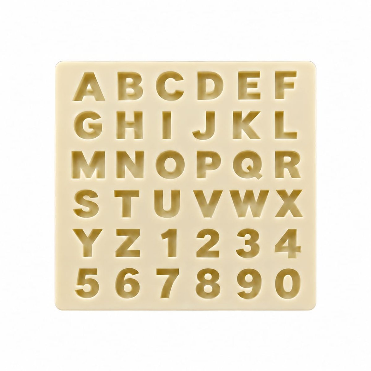 Bakewareind Alphabet Fondant Chocolate Resin Silicone Mould - Bakeware India