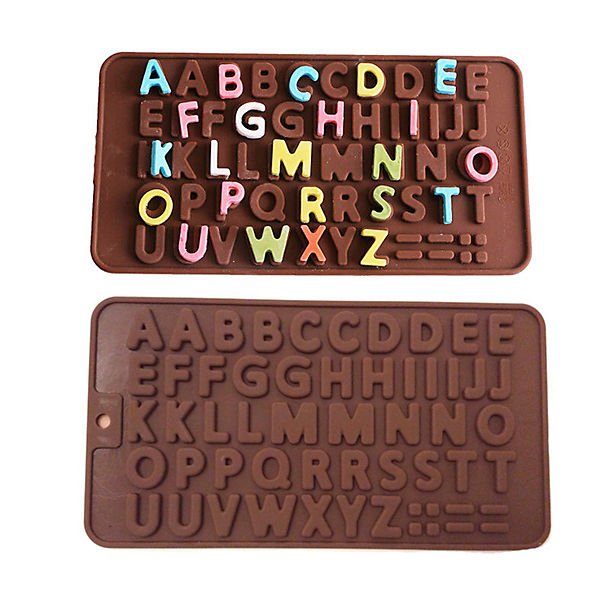 Bakewareind Alphabet Silicone Fondant Cake Mould - Bakeware India