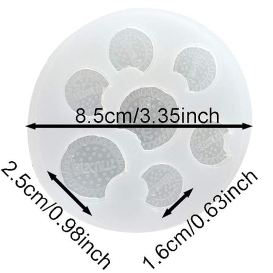 Bakewareind Assorted Biscuit Cookies Chocolate Fondant Cake Decorating Silicone Mould - Bakeware India