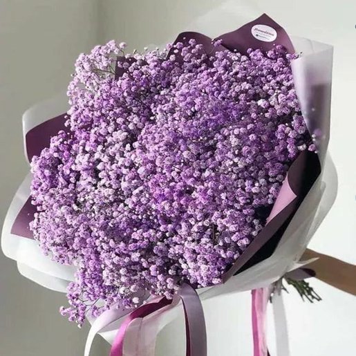 Bakewareind Baby Breath Gysophilia Dried Flower,Lilac Purple - Bakeware India