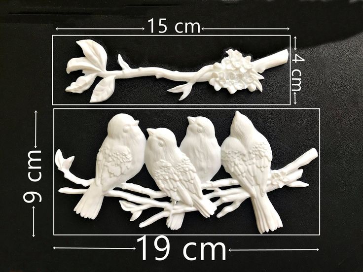 Bakewareind Bird on Branch Big Chocolate/ Fondant Silicone Mould - Bakeware India