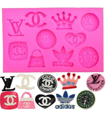 Bakewareind Brand Logo Fashion Fondant Silicone Mould - Bakeware India