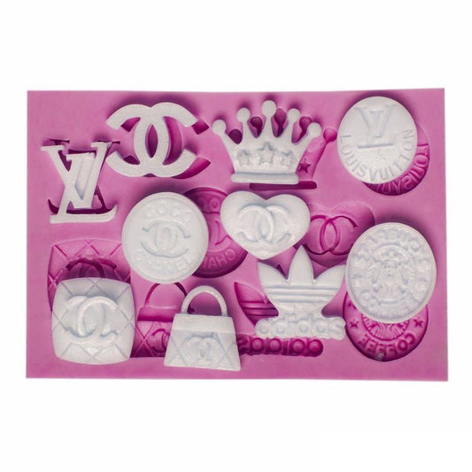 Bakewareind Brand Logo Fashion Fondant Silicone Mould - Bakeware India