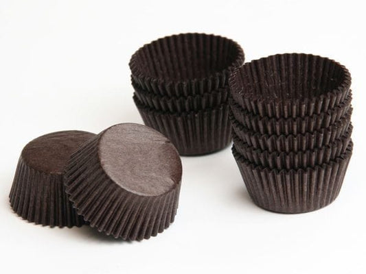 Bakewareind Brown Cupcake Liner 200pc pack - Bakeware India