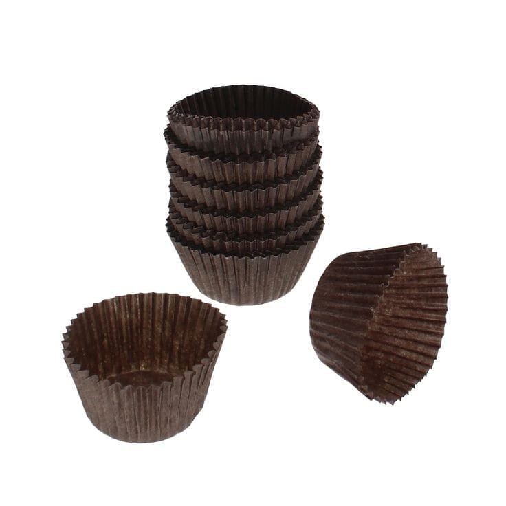 Bakewareind Brown Cupcake Liner 200pc pack - Bakeware India