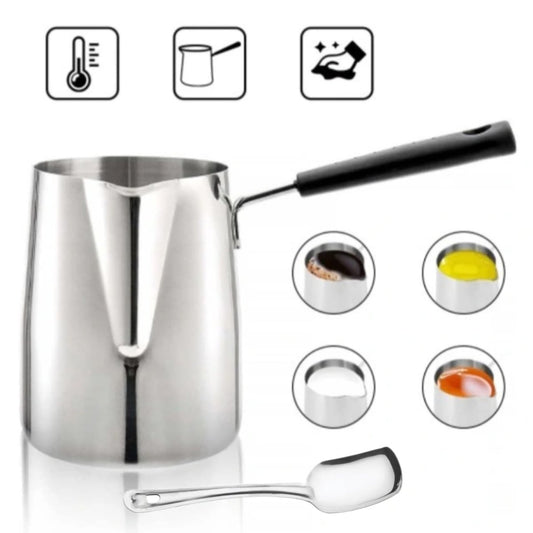 Bakewareind Chocolate Wax Melting Pot with Stirring Spoon - Bakeware India