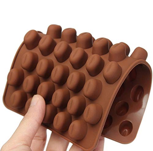 Bakewareind Coffee Bean Silicone Chocolate Mould - Bakeware India