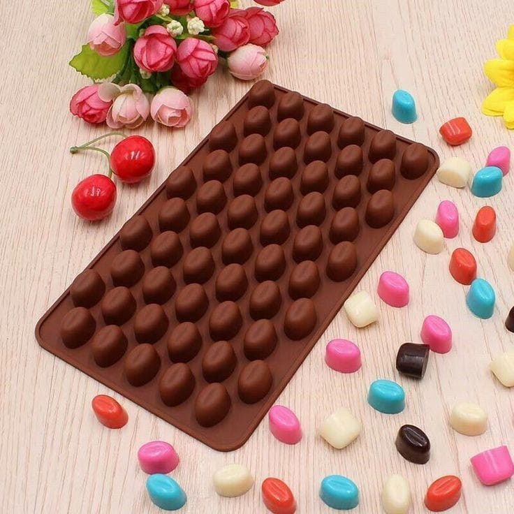 Bakewareind Coffee Bean Silicone Chocolate Mould - Bakeware India