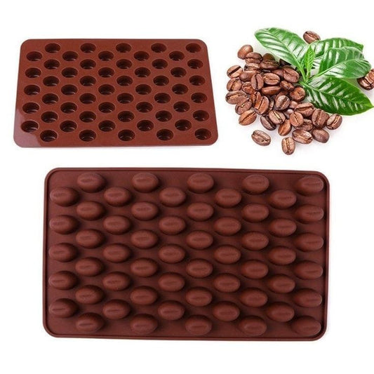 Bakewareind Coffee Bean Silicone Chocolate Mould - Bakeware India