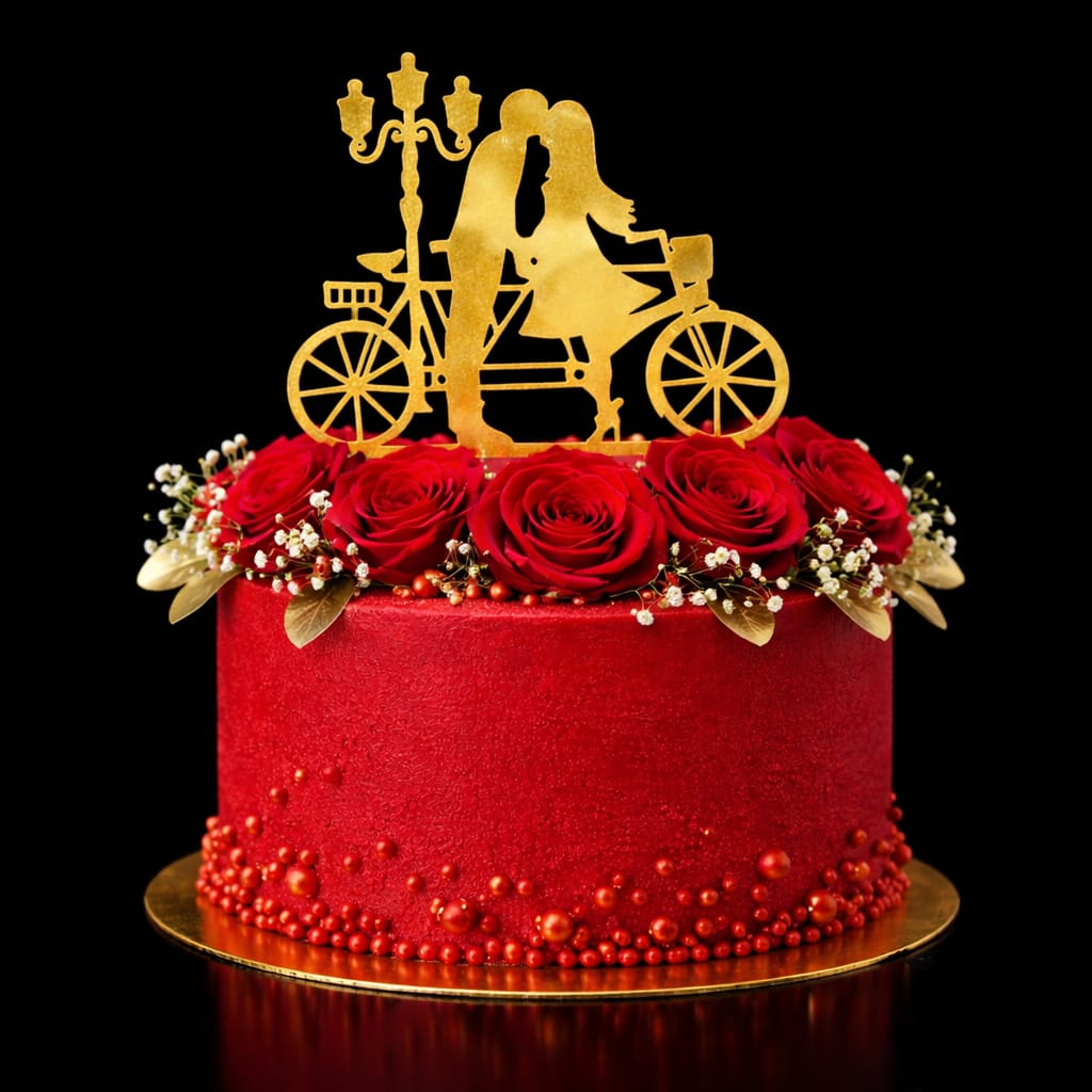 Bakewareind Couple Cake Topper - Bakeware India