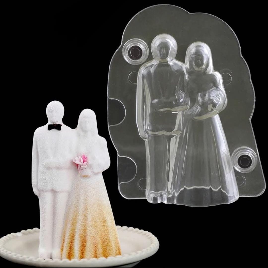 Bakewareind Couple Polycarbonate Magnetic Chocolate Mould - Bakeware India