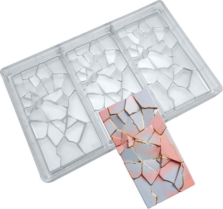Bakewareind Cracked Polycarbonate Chocolate Mould - Bakeware India