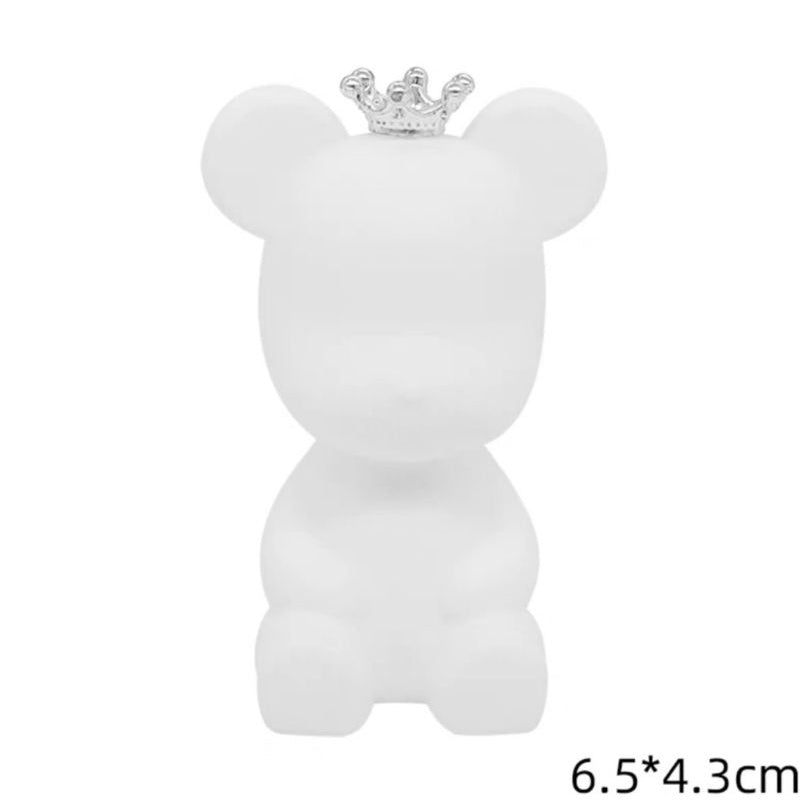 Bakewareind Crown Teddy Bearbrick Toy Topper For Cake Decorating - Bakeware India