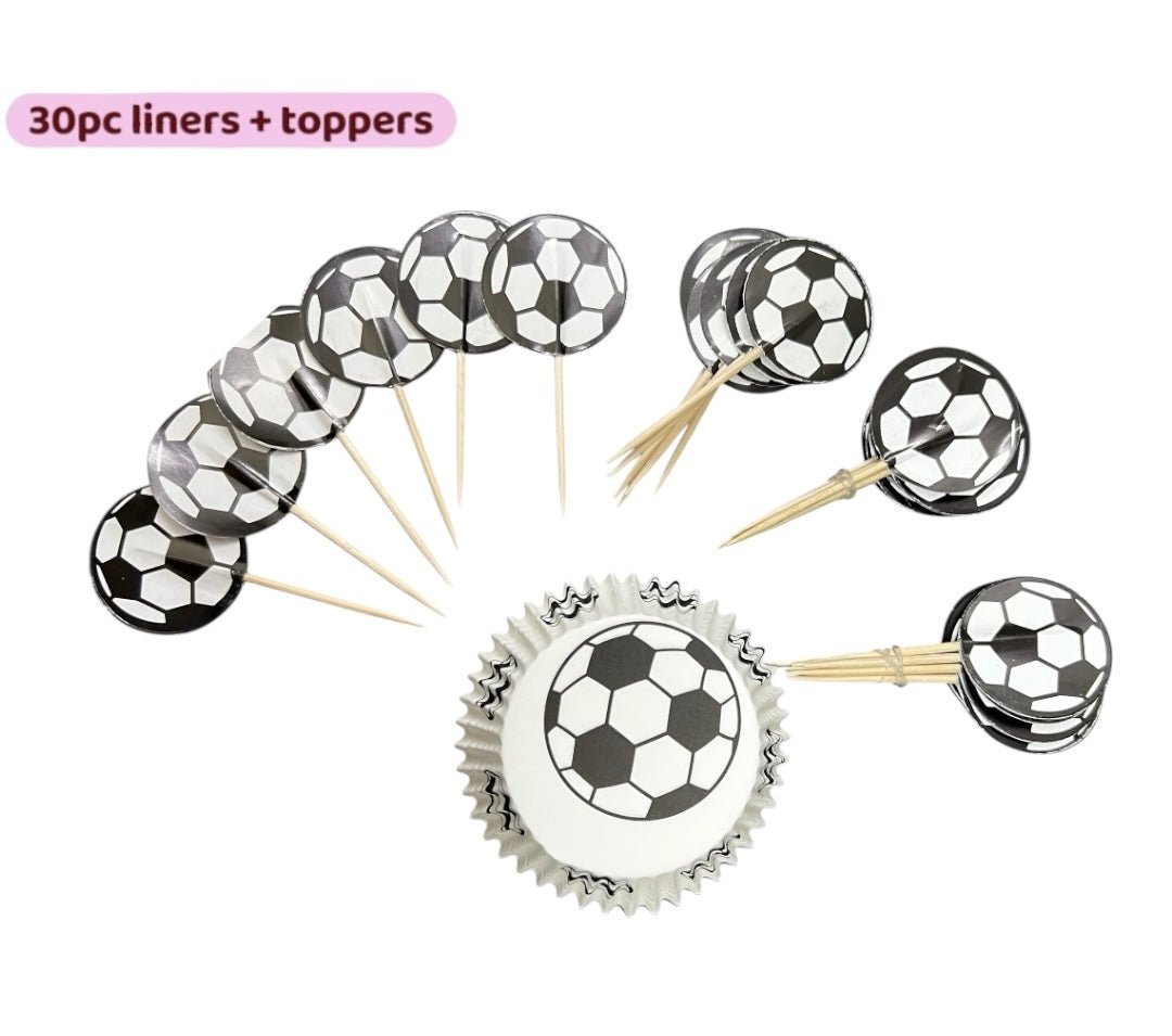 Bakewareind Cupcake Liners Kit with Cupcake Toppers (select colors) - Bakeware India