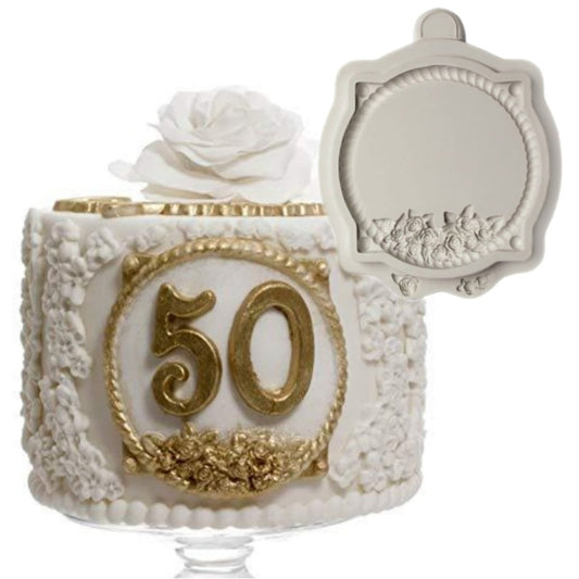 Bakewareind Cute Mirror Frame Fondant Silicone Chocolate Mould - Bakeware India