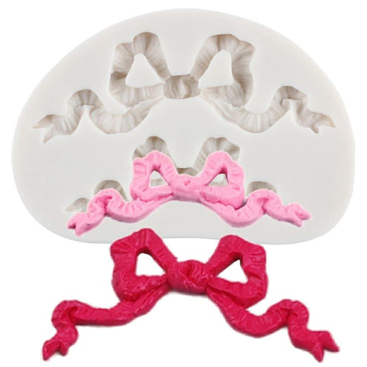 Bakewareind Designer Bow Silicone Fondant Cake Mould - Bakeware India