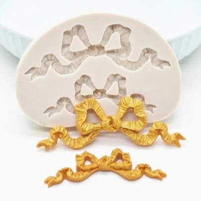 Bakewareind Designer Bow Silicone Fondant Cake Mould - Bakeware India