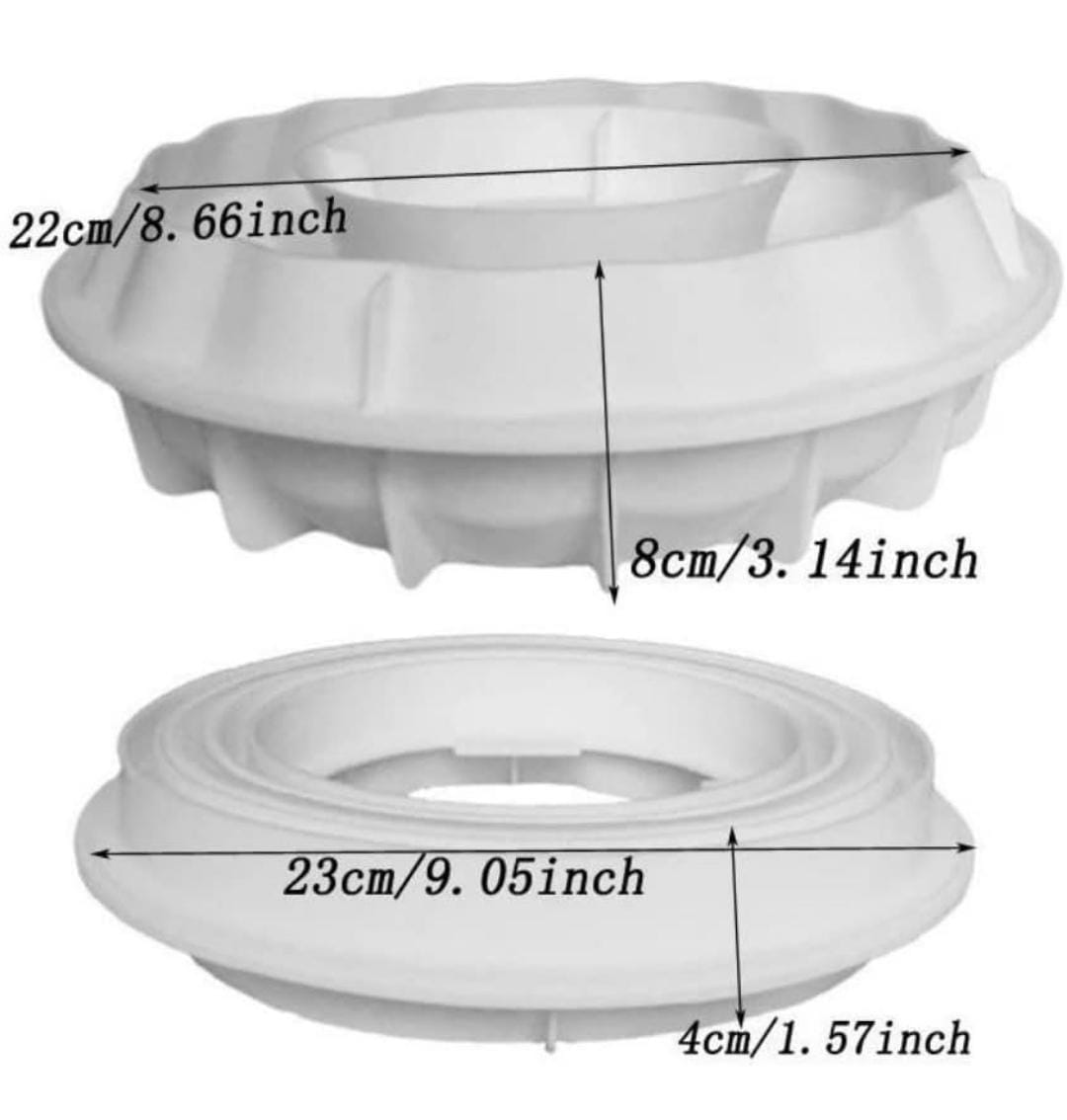Bakewareind Diamond Crown Kit Entremets Cake Silicone Mould - Bakeware India