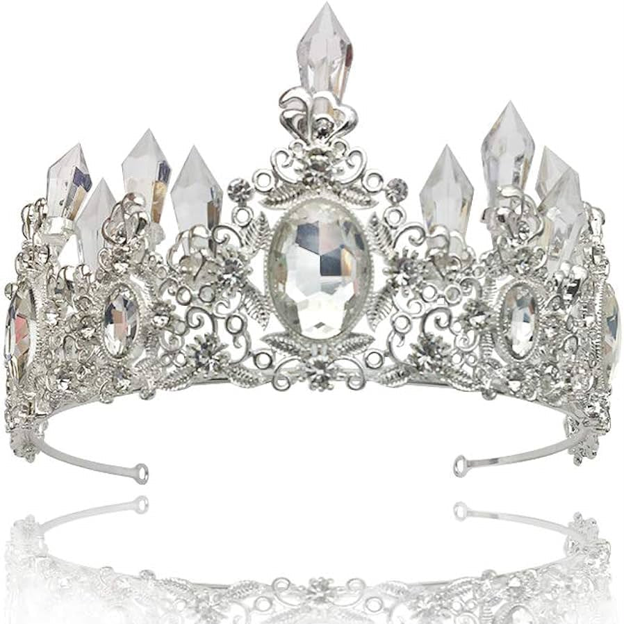 Bakewareind Diamond Crystal Crown Tiara Cake Topper - Bakeware India