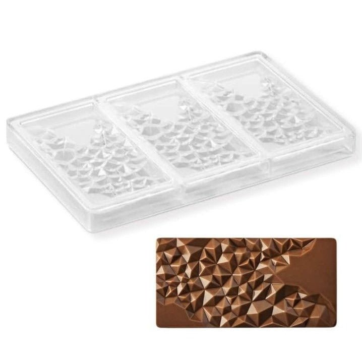 Bakewareind Diamond Polycarbonate Chocolate Mould - Bakeware India