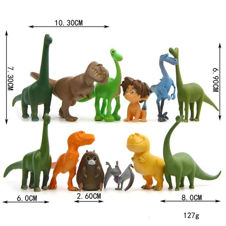 Bakewareind Dinosaur Safari Toy Cake Decoration Cake Topper, 12pcs set - Bakeware India