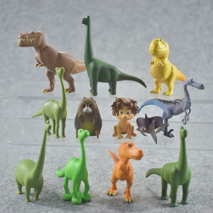 Bakewareind Dinosaur Safari Toy Cake Decoration Cake Topper, 12pcs set - Bakeware India