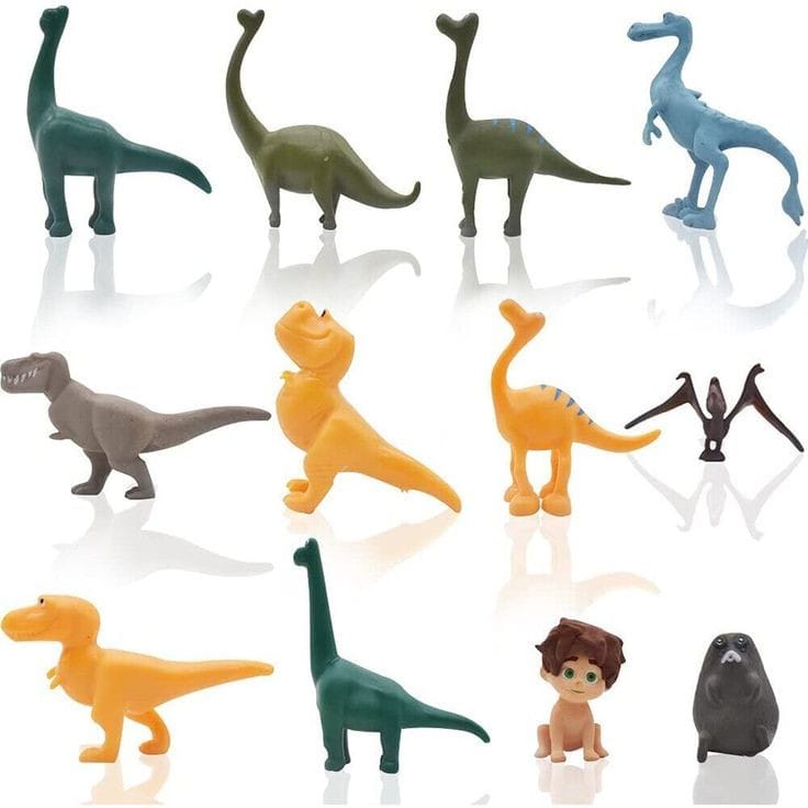 Bakewareind Dinosaur Safari Toy Cake Decoration Cake Topper, 12pcs set - Bakeware India