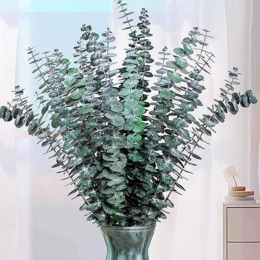 Bakewareind Dried Eucalyptus Leaves Preserved, Green - Bakeware India