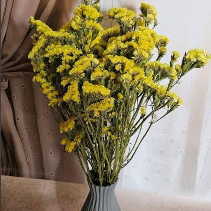 Bakewareind Dried Natural Statice Flower, { Select Color } - Bakeware India