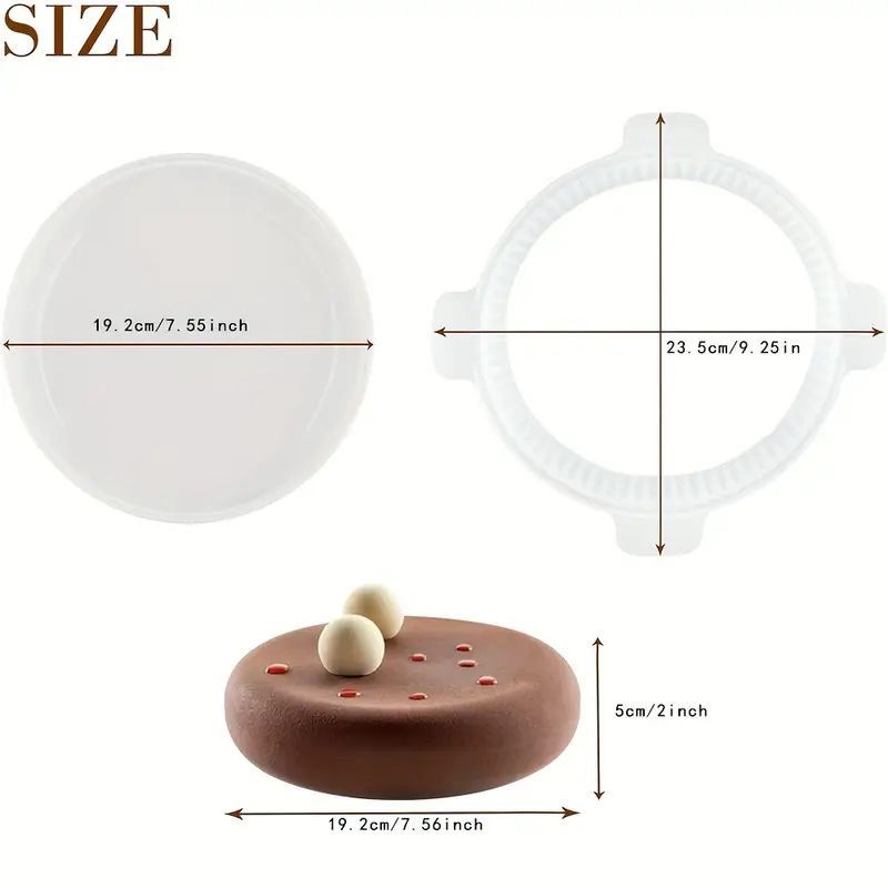 Bakewareind Eclipse Entremet Silicone Cake Mould - Bakeware India