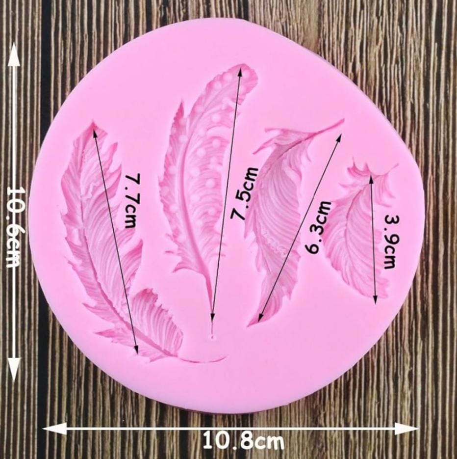 Bakewareind Feather silicone Fondant cake mould - Bakeware India
