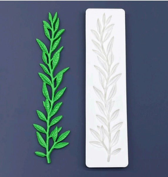 Bakewareind Fern Leaves fondant Cake Silicone Mould - Bakeware India