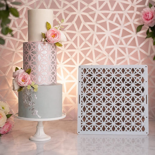 Bakewareind Gem Cake Stencil - Bakeware India