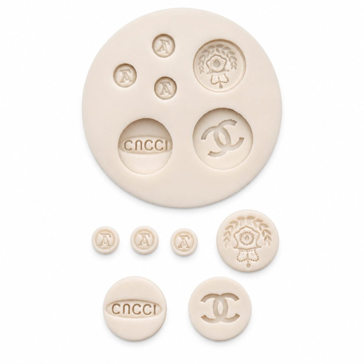 Bakewareind High Fashion Multiple Brand Logo Silicone Mold - Bakeware India
