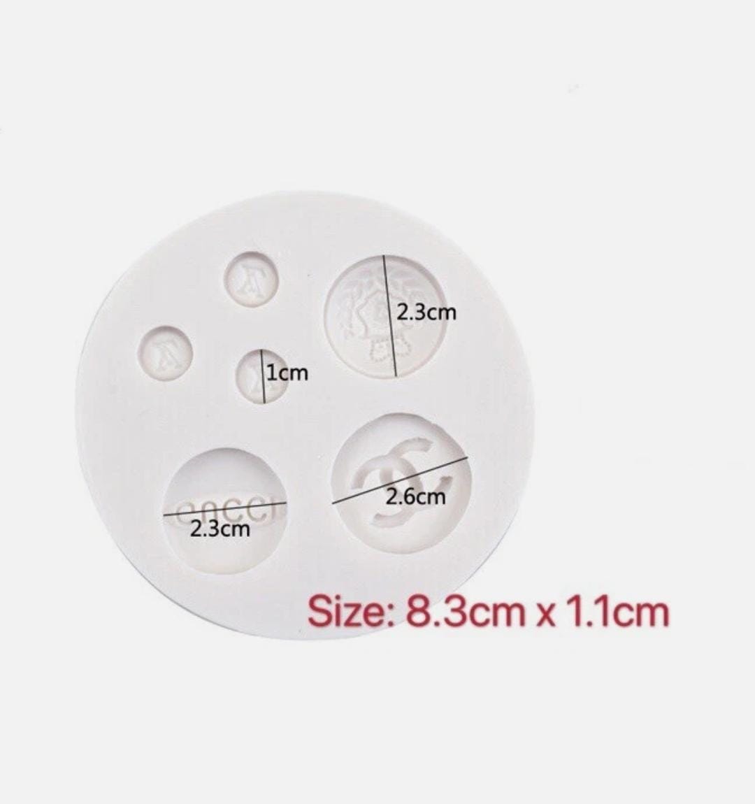 Bakewareind High Fashion Multiple Brand Logo Silicone Mold - Bakeware India