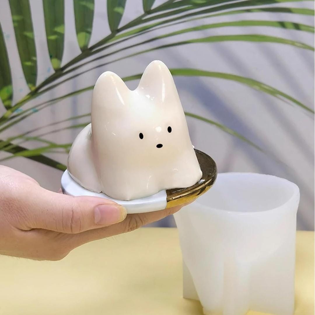 Bakewareind Jiggly Cat Pudding Silicone Fondant Mousse Cake Mould - Bakeware India