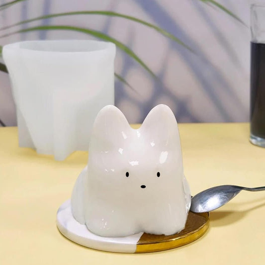 Bakewareind Jiggly Cat Pudding Silicone Fondant Mousse Cake Mould - Bakeware India