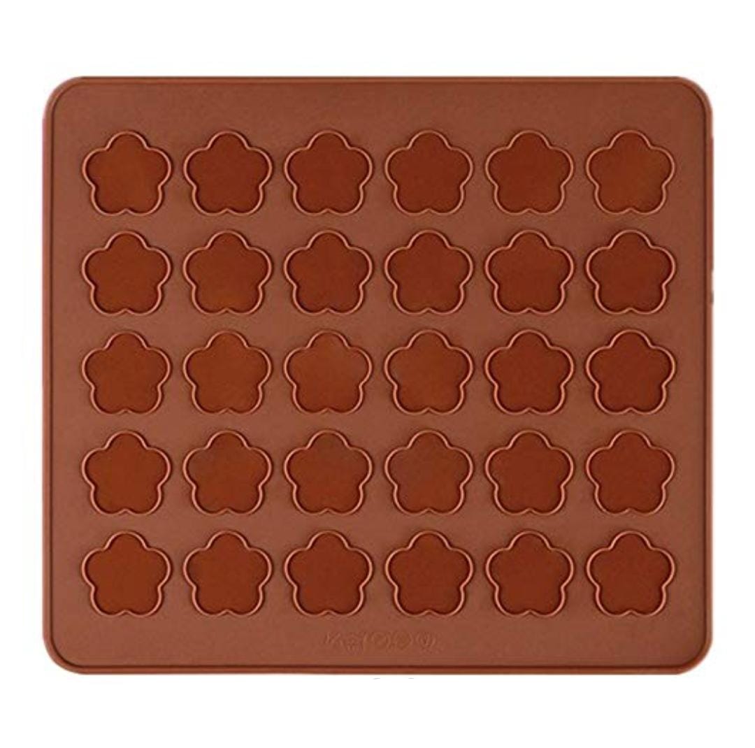 Bakewareind Macaroon Flower Cake Silicone Mat Mould - Bakeware India