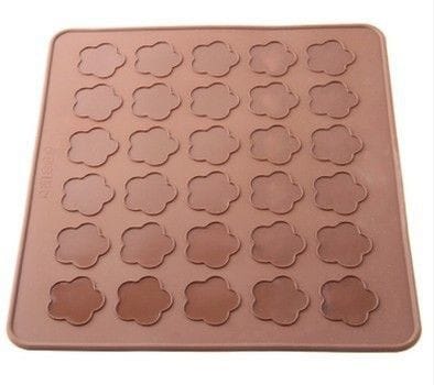 Bakewareind Macaroon Flower Cake Silicone Mat Mould - Bakeware India