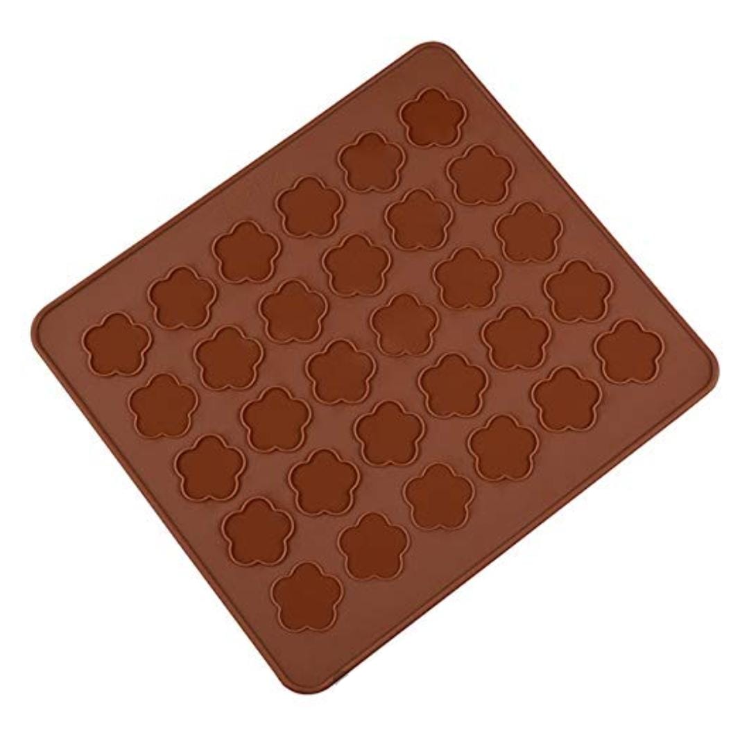 Bakewareind Macaroon Flower Cake Silicone Mat Mould - Bakeware India