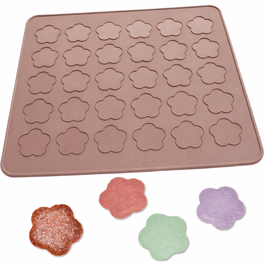 Bakewareind Macaroon Flower Cake Silicone Mat Mould - Bakeware India