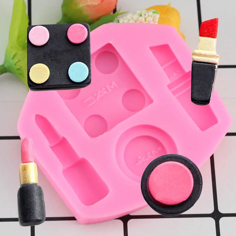 Bakewareind Makeup Lipstick Eyeshadow Silicone Mould - Bakeware India