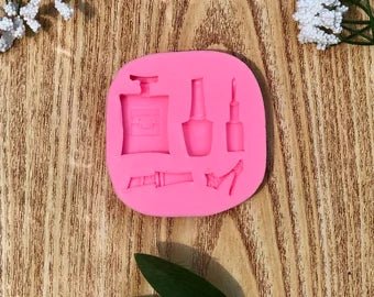 Bakewareind Makeup Perfume Heels Lipstick Silicone Mould - Bakeware India