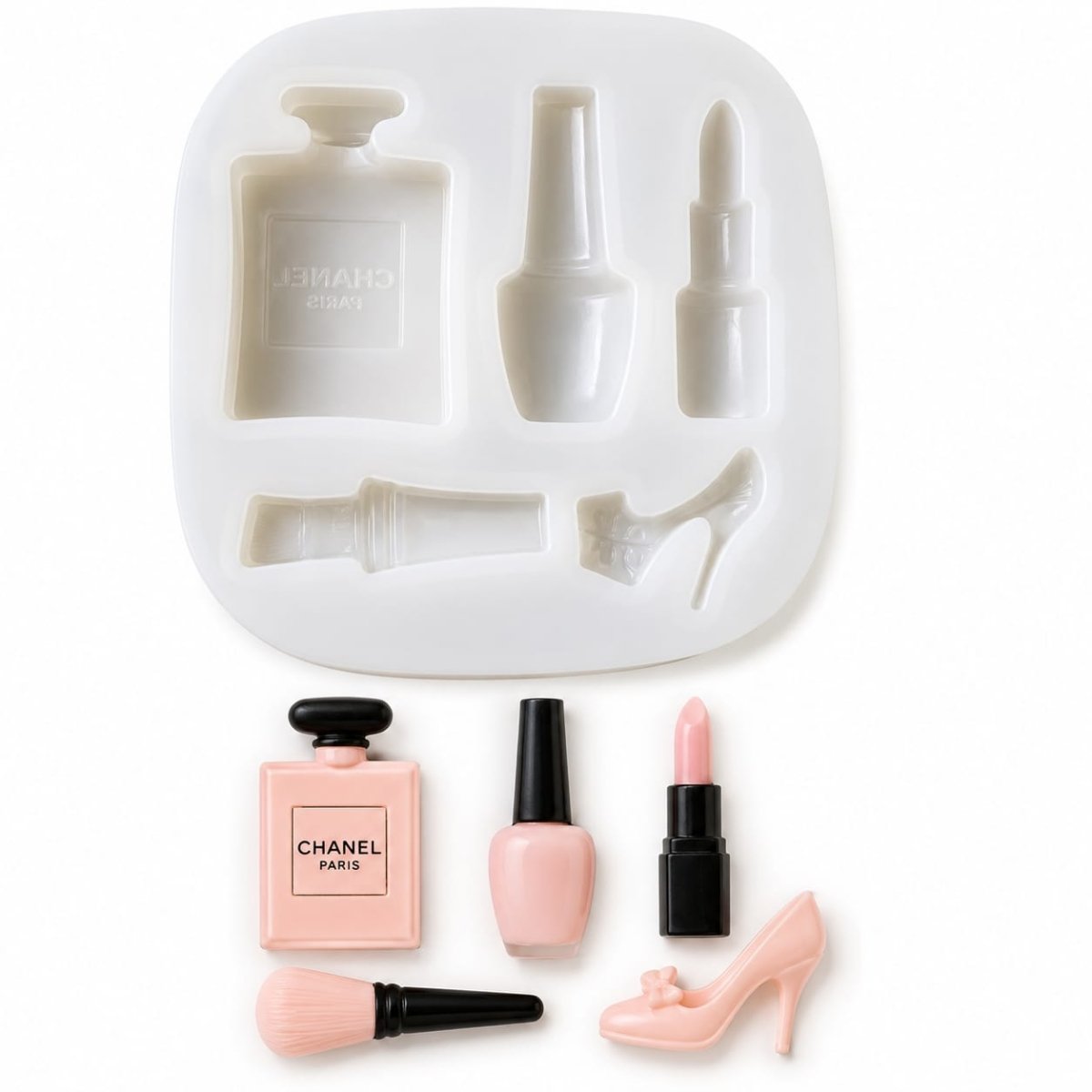 Bakewareind Makeup Perfume Heels Lipstick Silicone Mould - Bakeware India